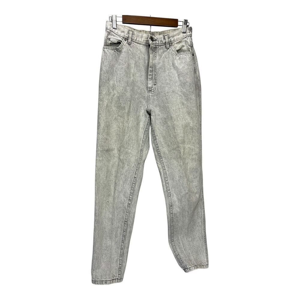 LEE RIVETED 305-5506 WOMENS JEANS Gray Light Wash 12 Med Union Made In The USA